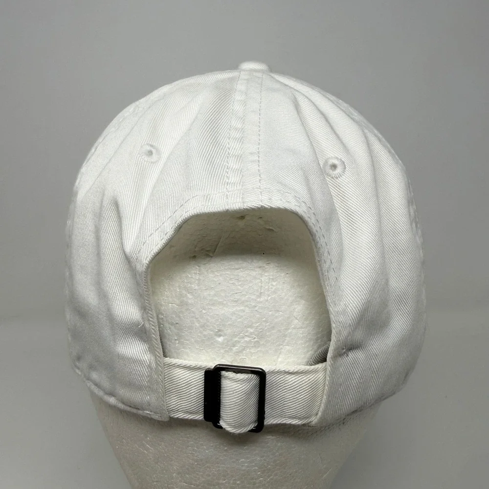 Nike Heritage86 Houston Script Adjustable Hat White Red Cotton Cap‎ 384427-10A